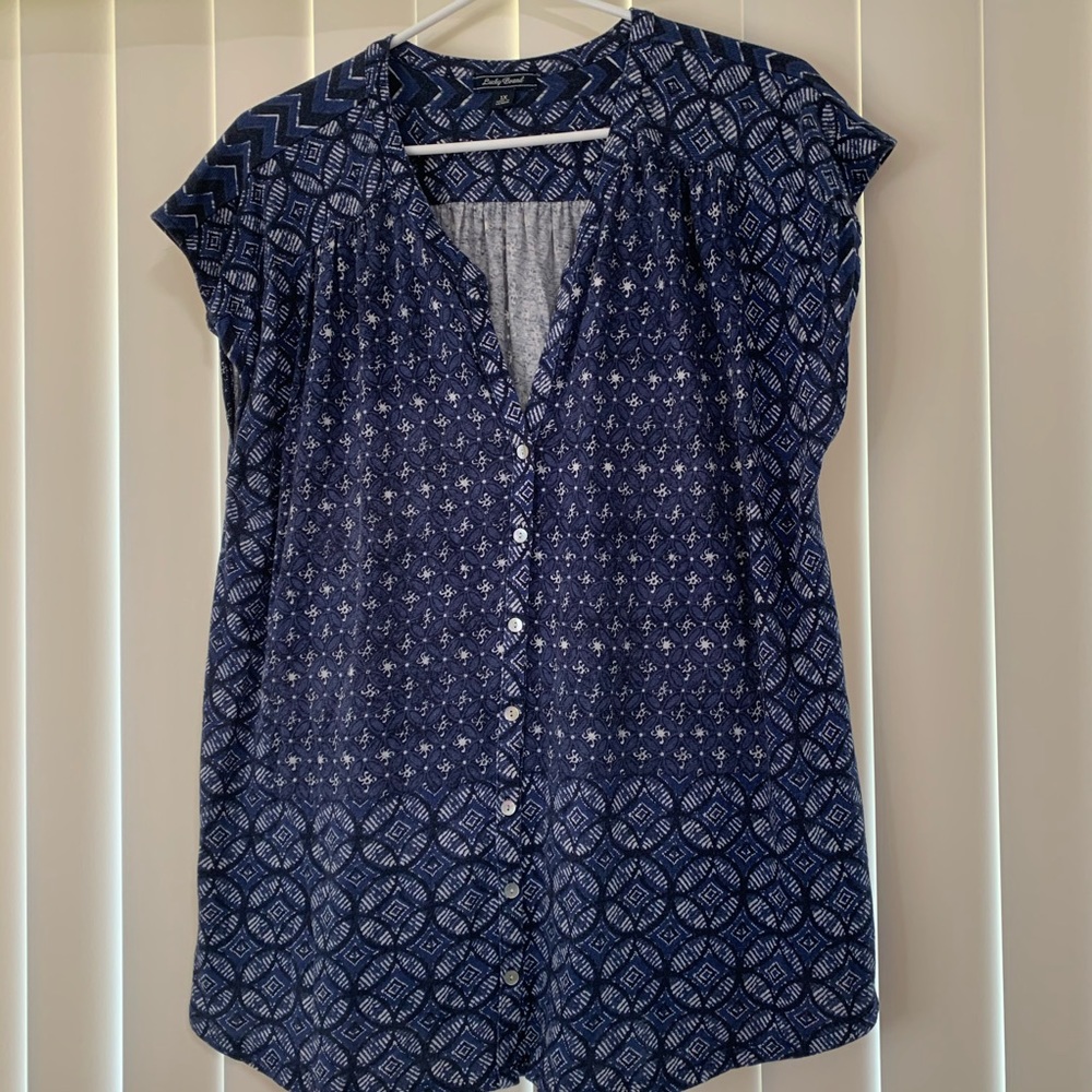 Blue summer top